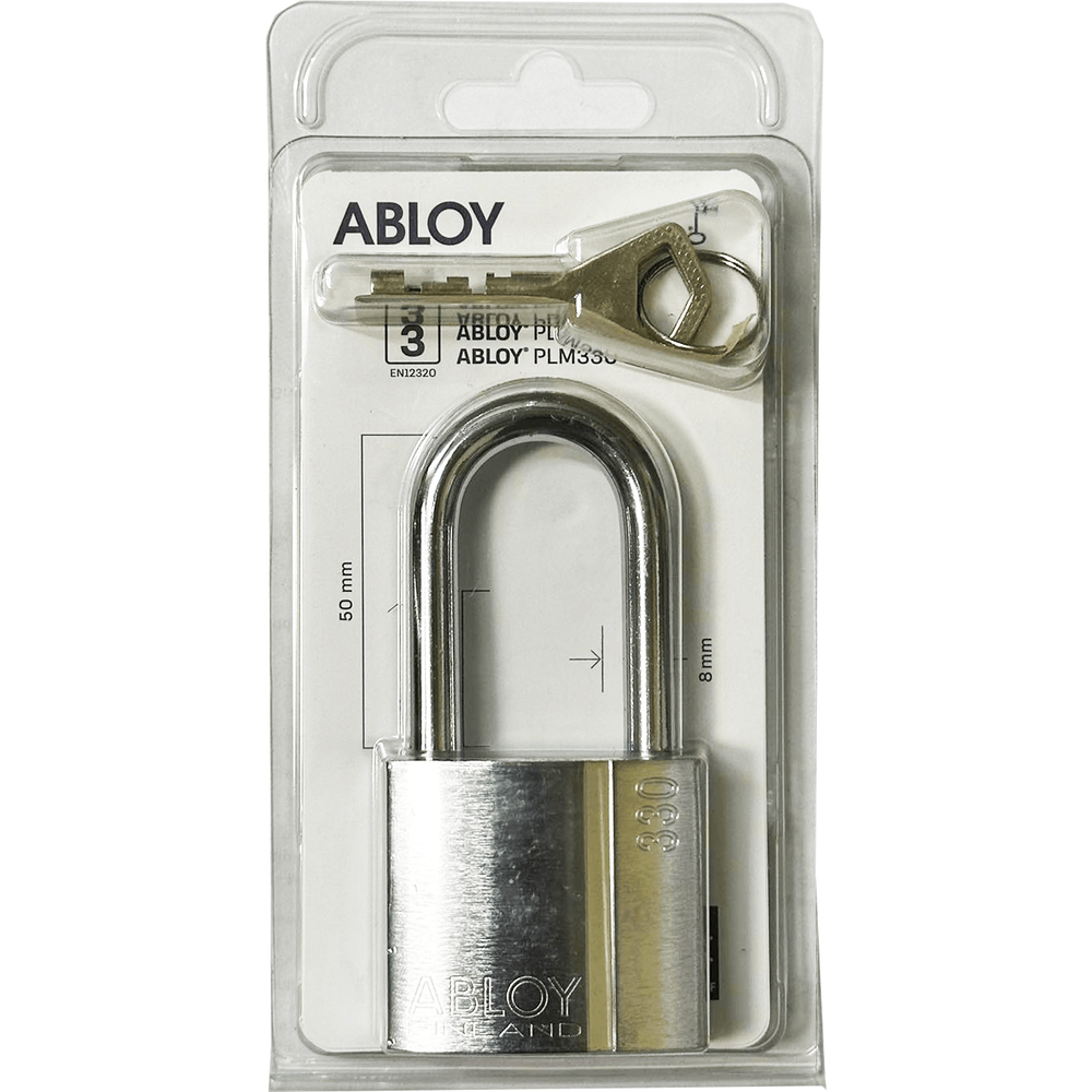 Abloy PL330/50 High Security Padlock (Long Shackle) - KHM Megatools Corp. Abloy PL330/50 High Security Padlock (Long Shackle) - KHM Megatools Corp.